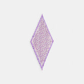 Floral Print Silk Diamond Scarf