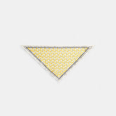 Evelyn Floral Print Silk Triangle Scarf