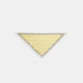 Evelyn Floral Print Silk Triangle Scarf