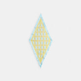 Maude Plaid Print Silk Diamond Scarf