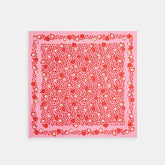 Country Club Floral Print Silk Bandana