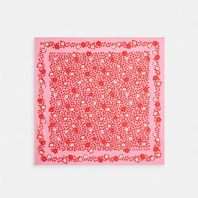 Country Club Floral Print Silk Bandana