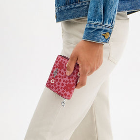 Snap Wallet With Floral Print