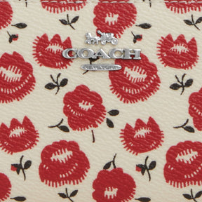 Snap Wallet With Floral Print