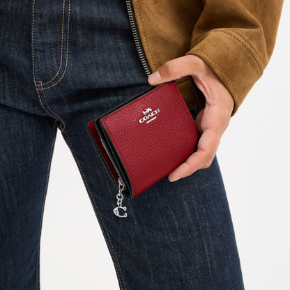 Snap Wallet With Cherry Print