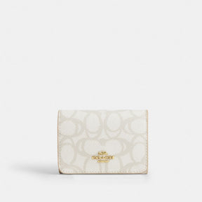 Card Holder Wallet In Sketch Signature Canvas