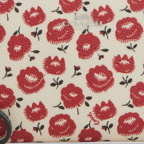 Corner Zip Wristlet With Floral Print