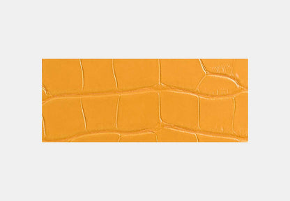 Reloved Zip Geometric Pouch In Alligator