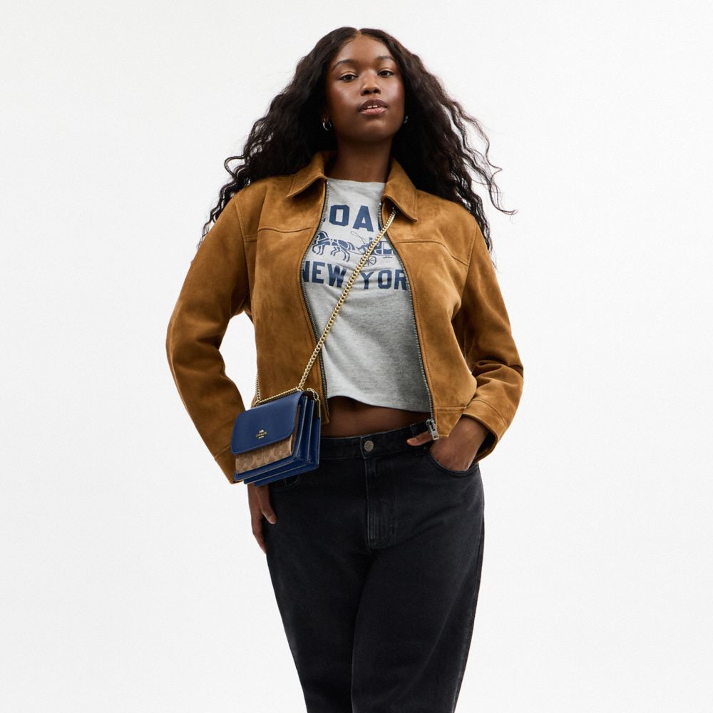 Mini Klare Crossbody Bag In Signature Canvas