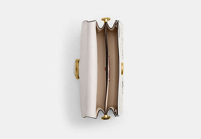 Chain Tabby Shoulder Bag With Sketch Print