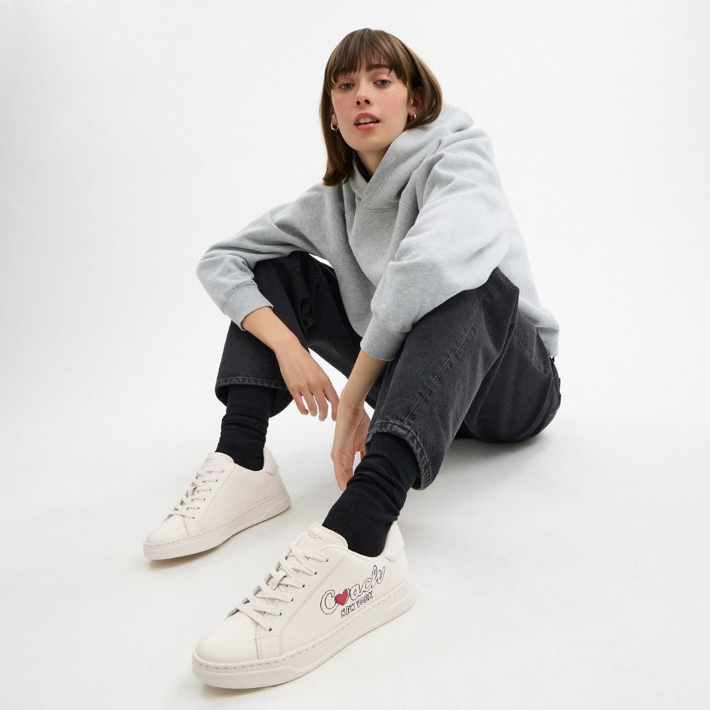 New Year High Line Sneaker With Coach Snake Script