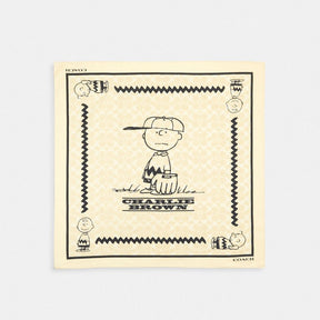 Coach X Peanuts Signature Charlie Brown Print Bandana