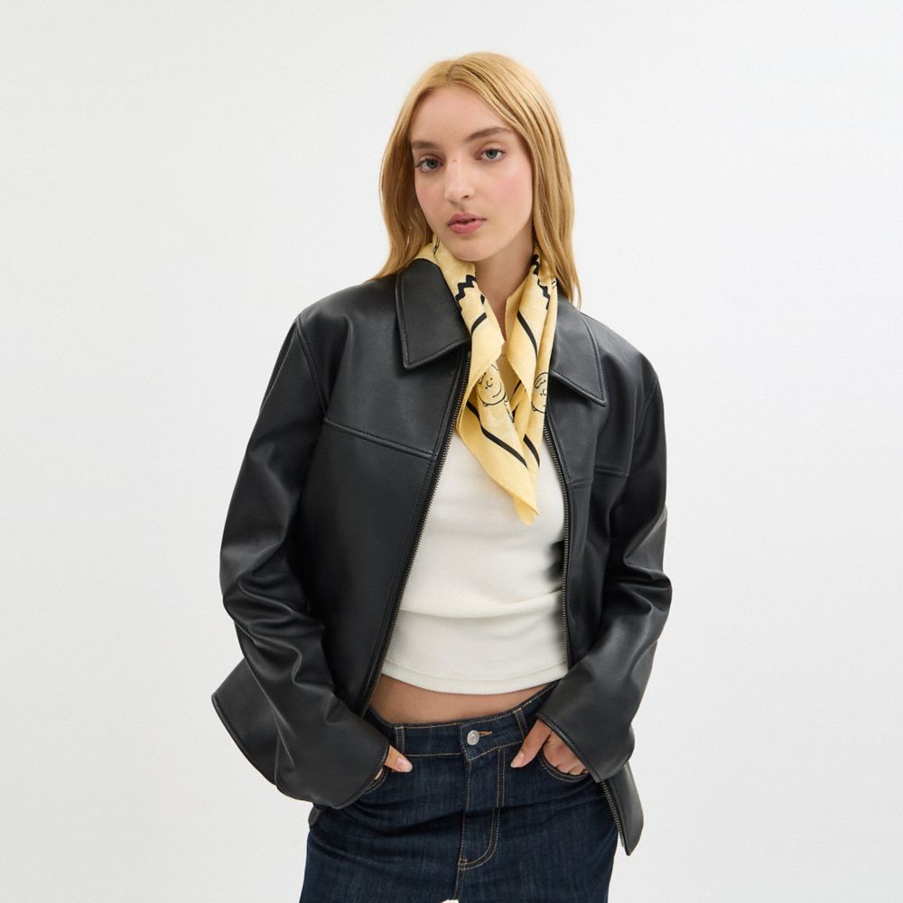 Coach X Peanuts Signature Charlie Brown Print Bandana