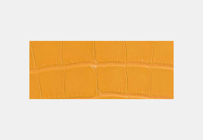 Reloved Zip Geometric Pouch In Alligator