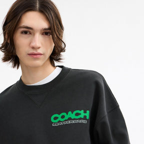 Collage Sticker Crewneck Sweatshirt