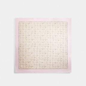 Signature Spring Blossom Print Silk Square Scarf