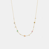 Coach Mini Block Letters Bead Necklace