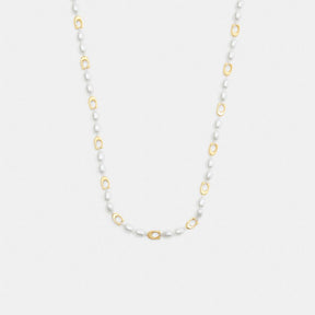 Signature Beads And Pearls Necklace