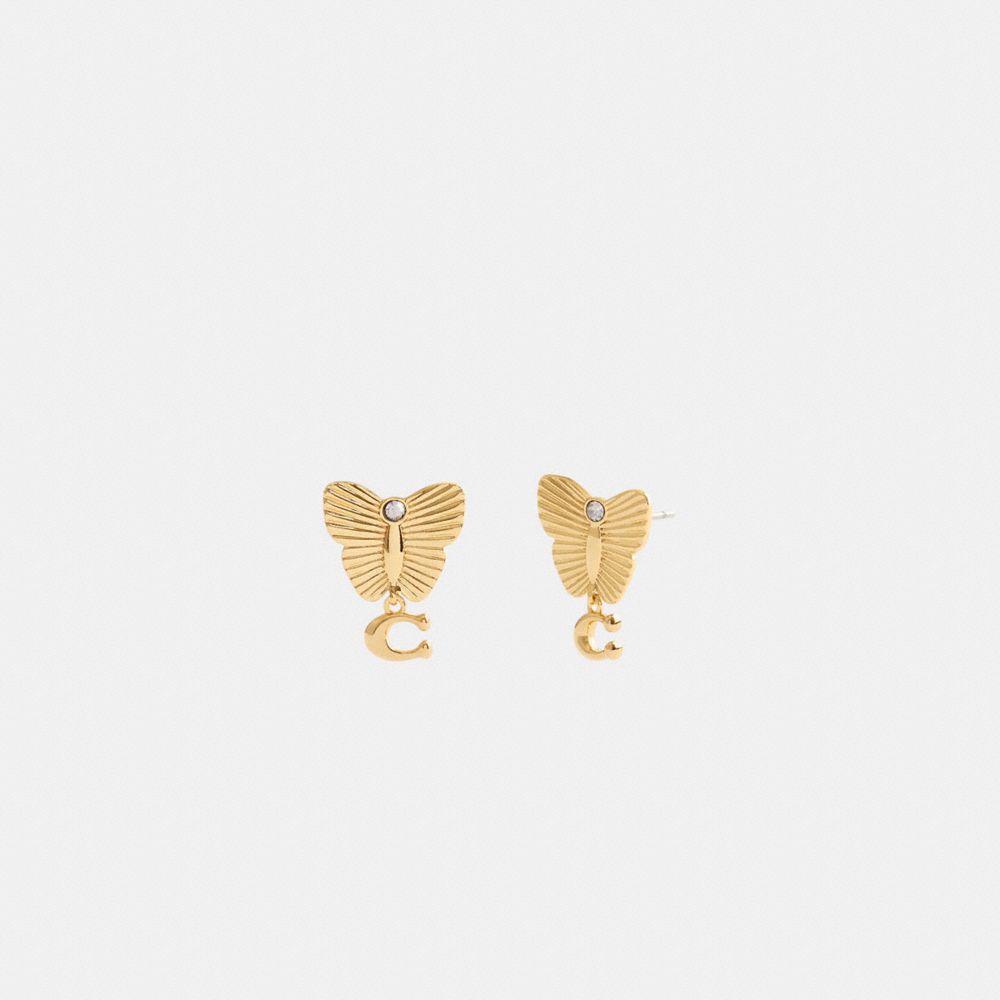 Butterfly Drop Earrings