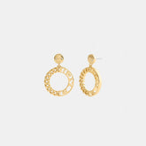 Coach Rivet Chain Drop Earrings