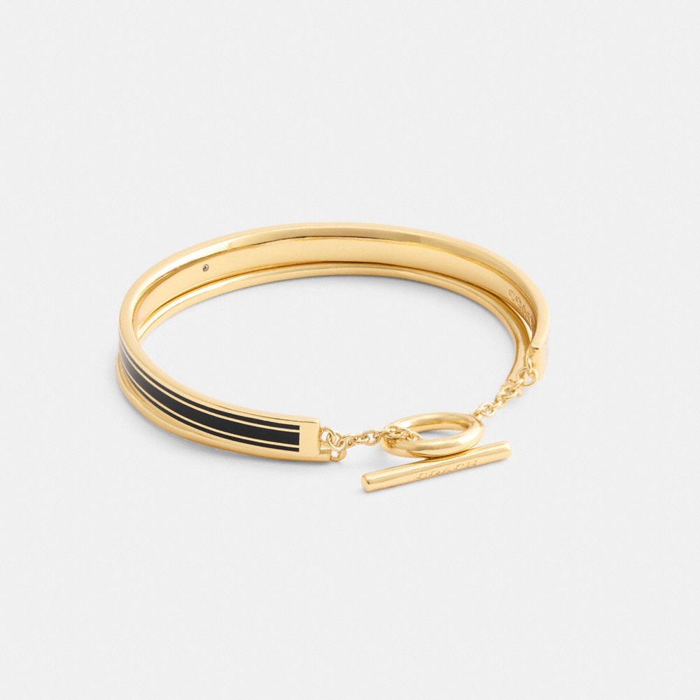 Coach Enamel Double Bangle Bracelet