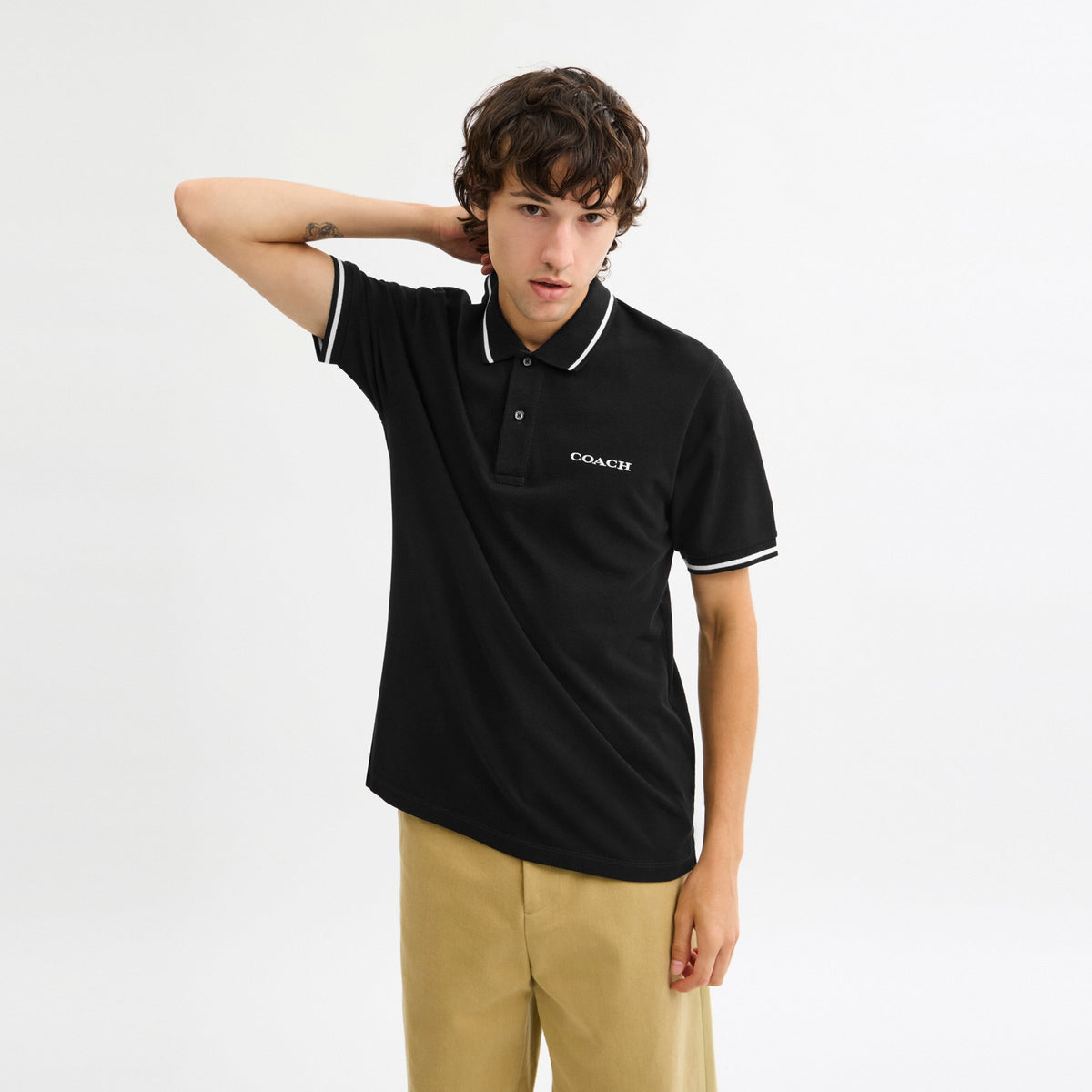Signature Trim Polo In Organic Cotton