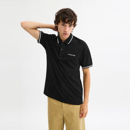 Signature Trim Polo In Organic Cotton