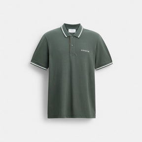 Signature Trim Polo In Regenerative Cotton