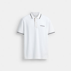 Signature Trim Polo In Regenerative Cotton