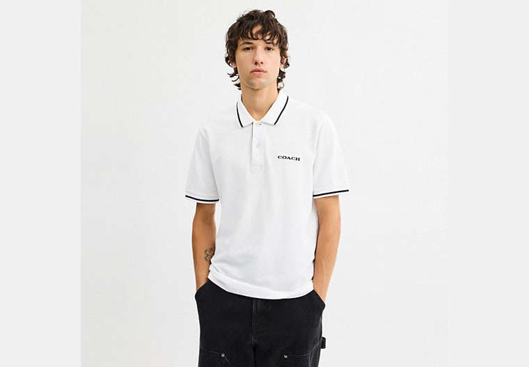 Signature Trim Polo In Organic Cotton