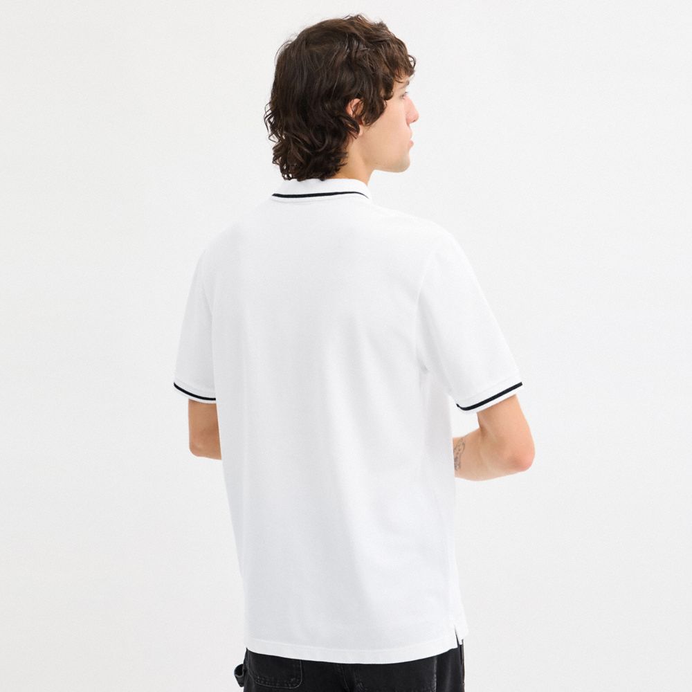 Signature Trim Polo In Regenerative Cotton