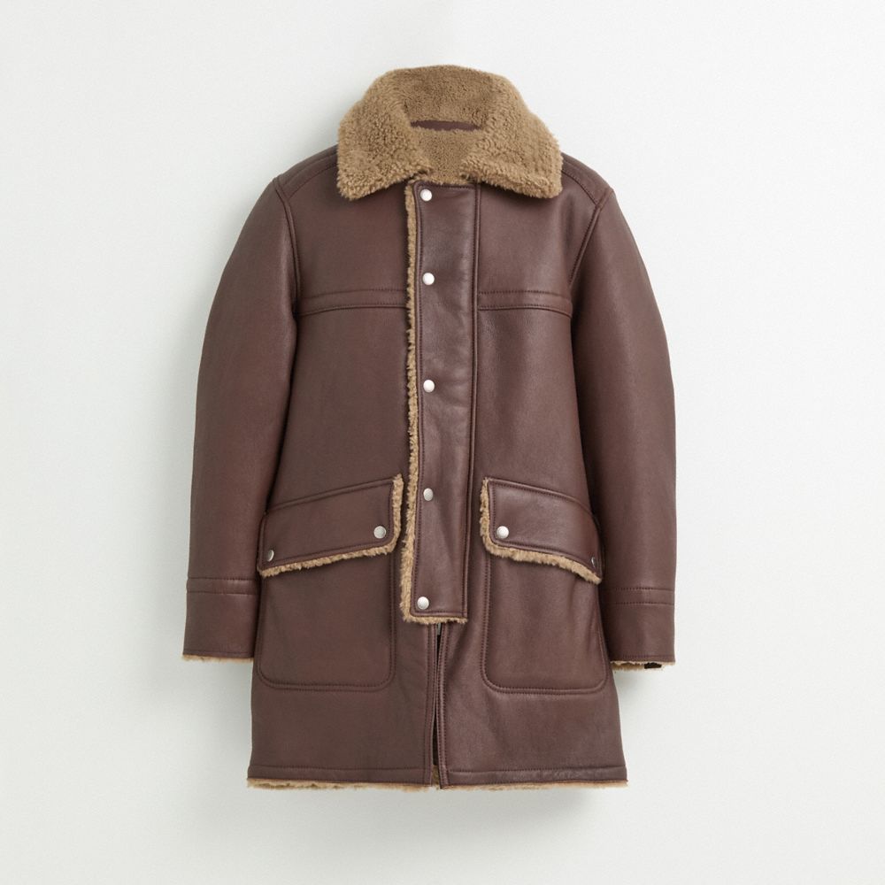 Restored Reversible Shearling Coat