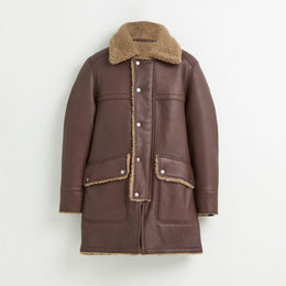 Restored Reversible Shearling Coat