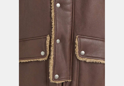 Restored Reversible Shearling Coat