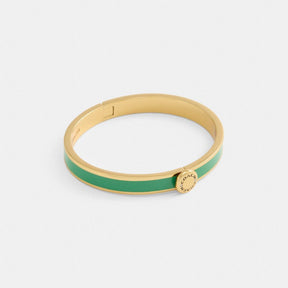 Coach Rivet Enamel Hinged Bangle
