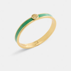 Coach Rivet Enamel Hinged Bangle