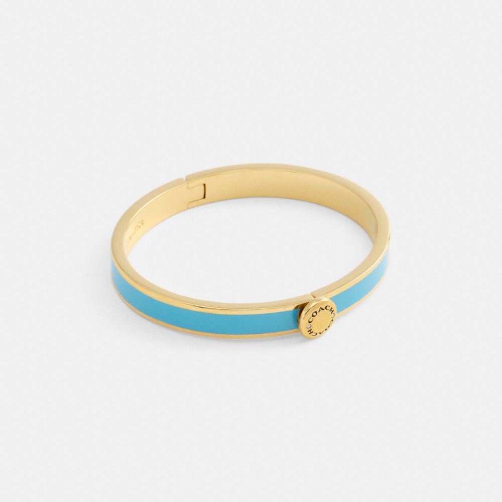 Coach Rivet Enamel Hinged Bangle