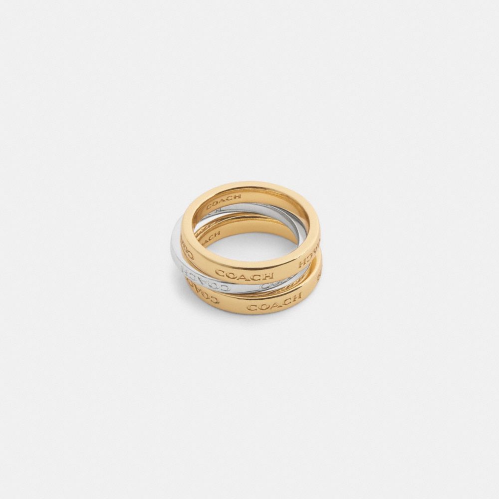 Coach Triple Ring Set