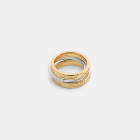 Coach Triple Ring Set