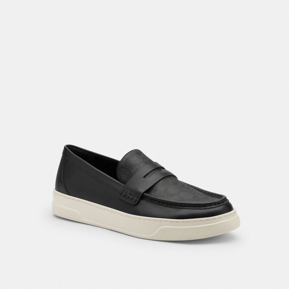 Hybrid Loafer With Signature Canvas