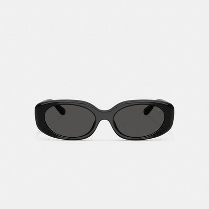 Quilted Oval Rectangle Sunglasses