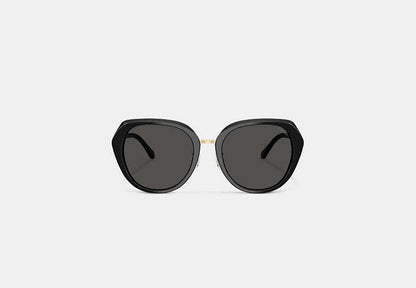 Maxi Sculpted C Oversized Round Sunglasses