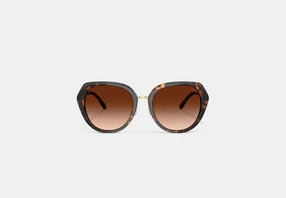 Maxi Sculpted C Oversized Round Sunglasses