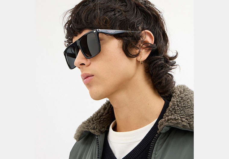 Flat Top Square Sunglasses