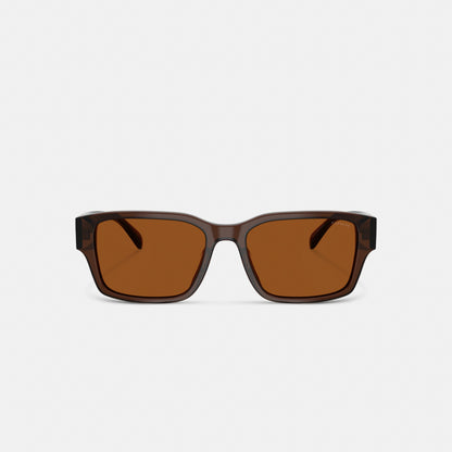 Maxi Sculpted C Narrow Square Sunglasses