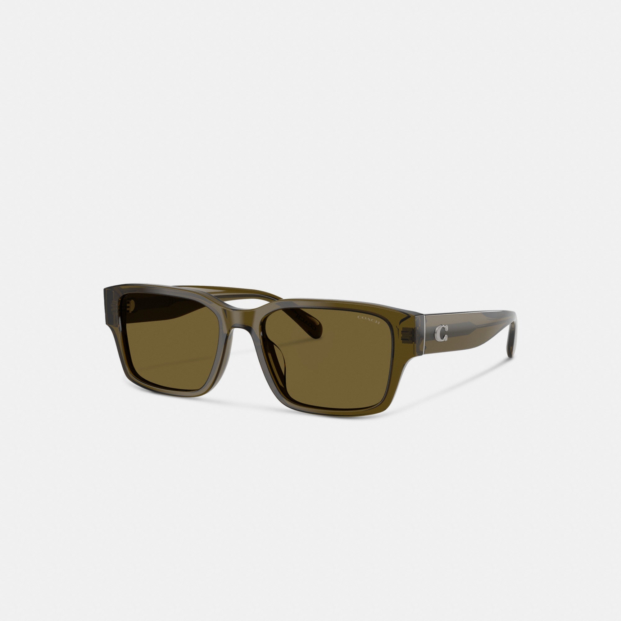 Maxi Sculpted C Narrow Square Sunglasses