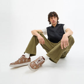 Coach X Peanuts High Line Sneaker In Signature Canvas With Snoopy Print