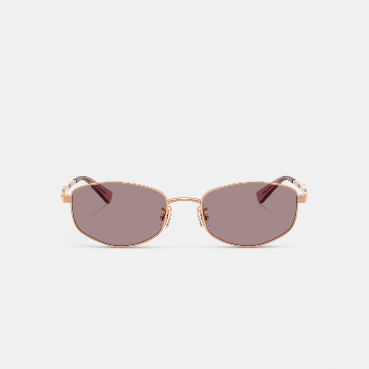 Coach Script Metal Narrow Rectangle Sunglasses