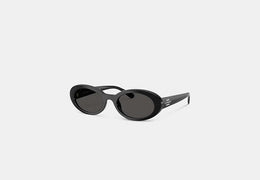 Narrow Oval Sunglasses
