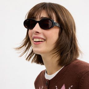 Narrow Oval Sunglasses